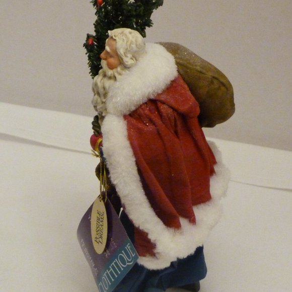 Clothtique Possible Dreams Old World Santa Figurine "Enchanted Journey" In Box - Picture 7 of 13